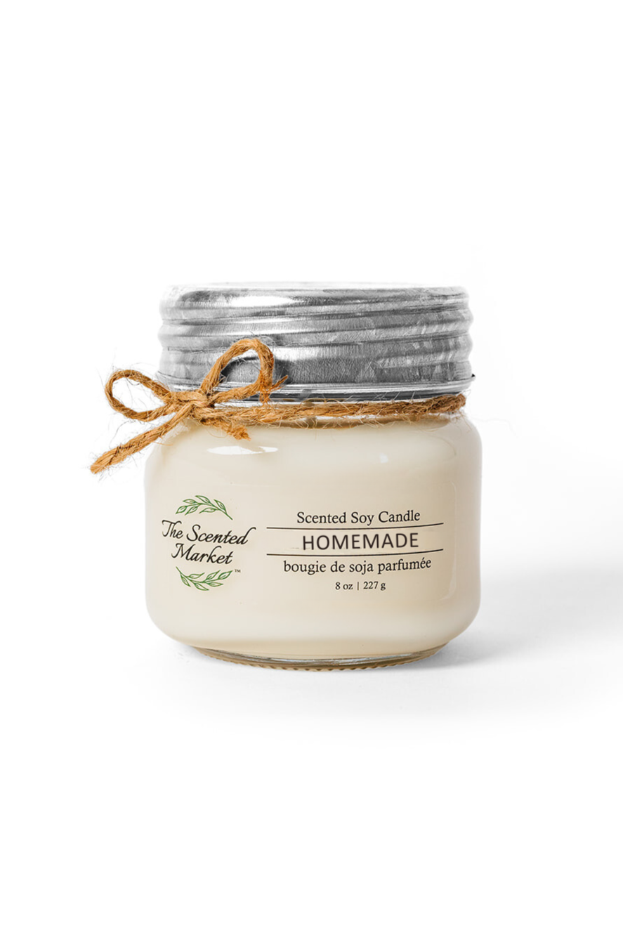 HOMEMADE Soy Wax Candle 8 oz - The Scented Market  Candles   