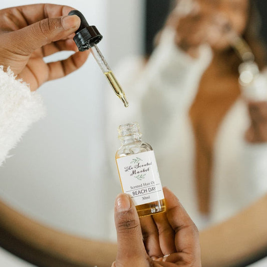 Hair Oil - BEACH DAY - The Scented Market  Hair Care