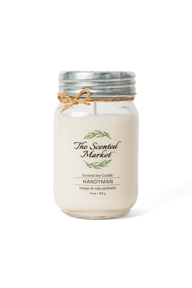 HANDYMAN Soy Wax Candle 16 oz - The Scented Market 