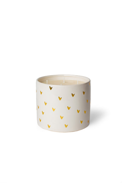 Ceramic Heart Vessel - 4 Wick