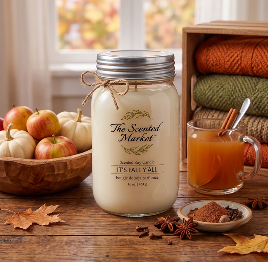 IT'S FALL Y'ALL Bougie en cire de soja 16 oz