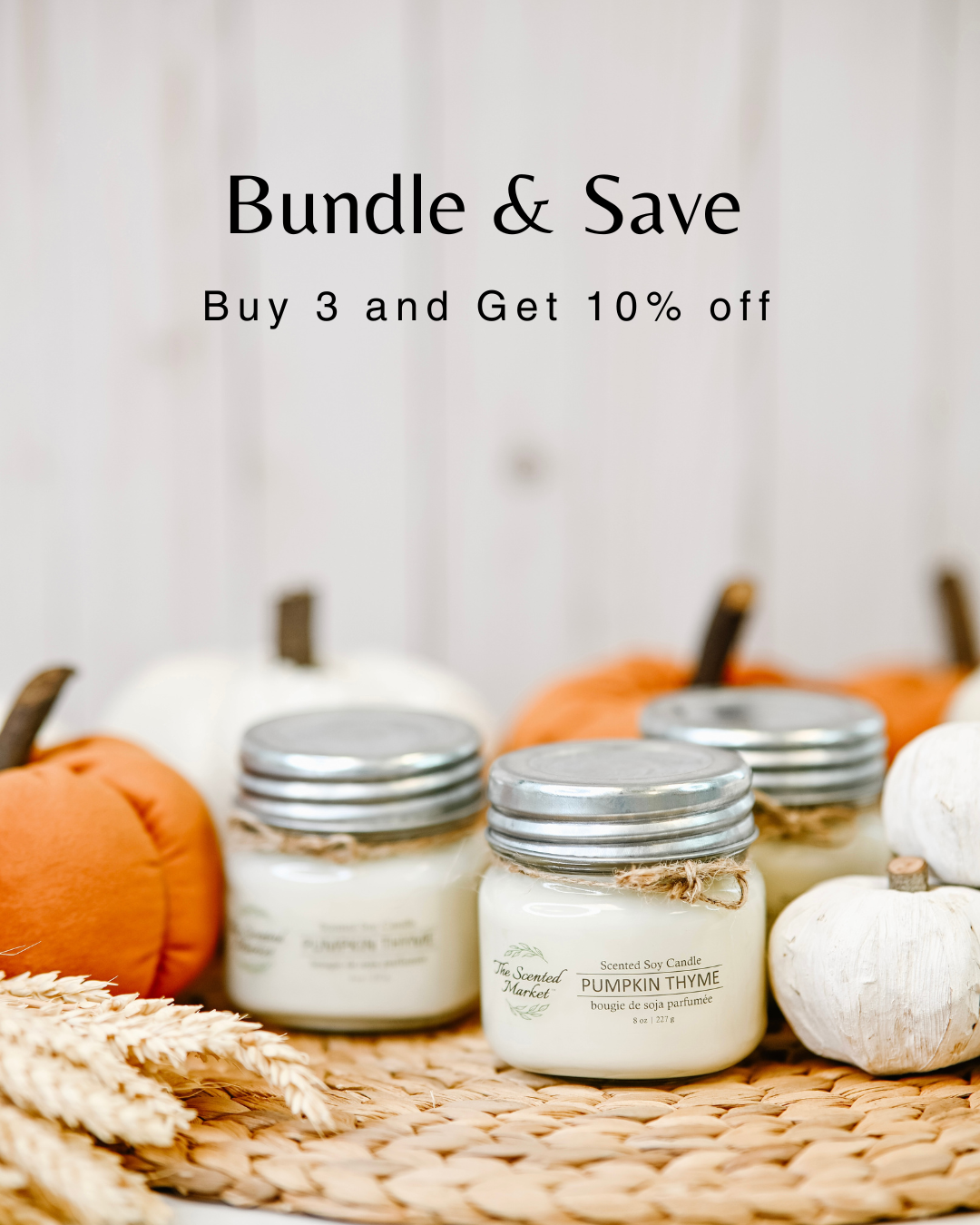 PUMPKIN THYME -  Scent of the Month October
