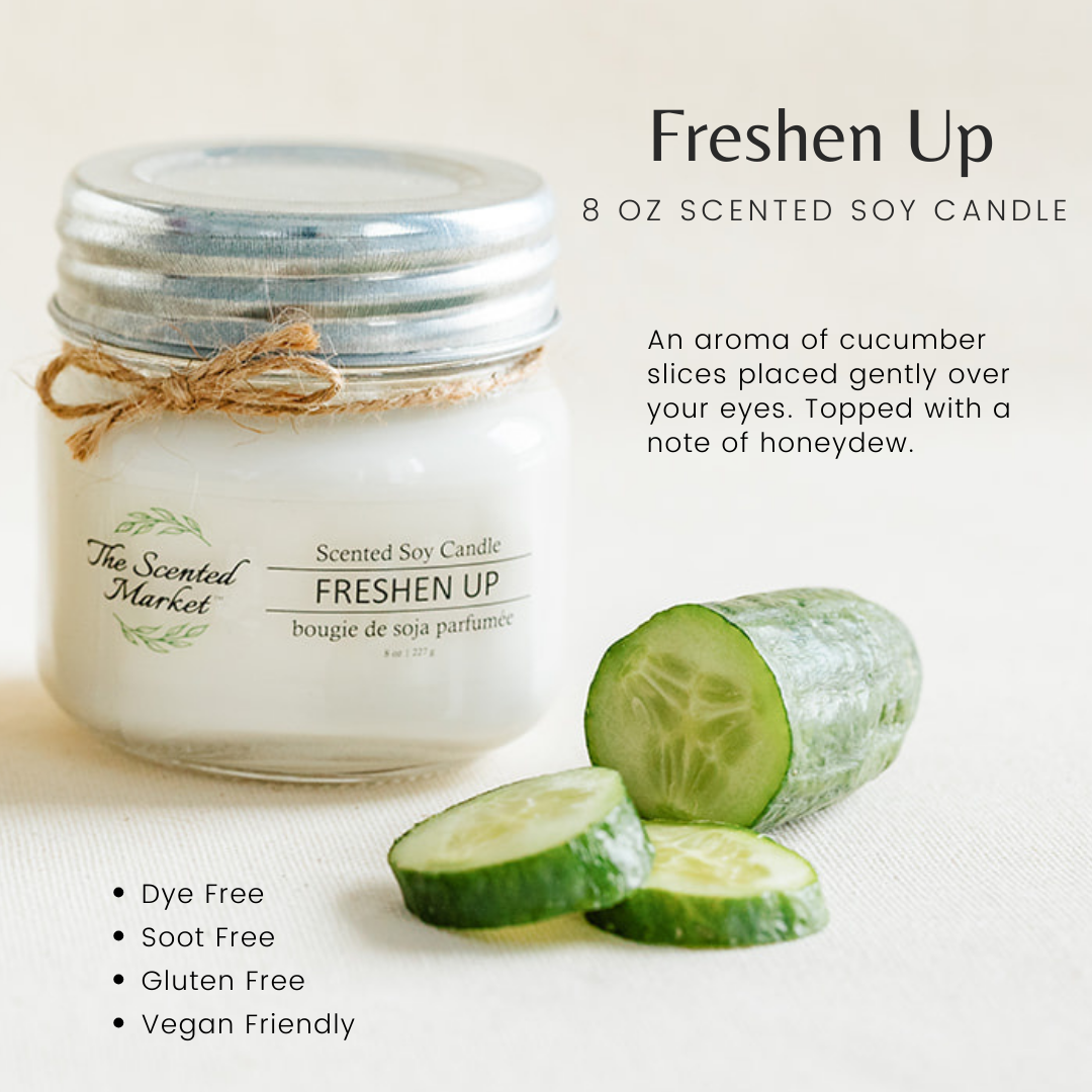 FRESHEN UP SOY WAX CANDLE 8 oz
