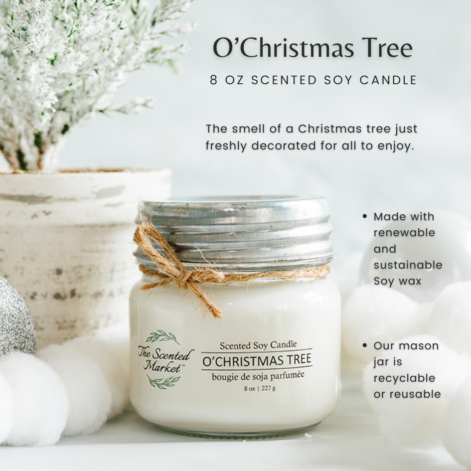 O'CHRISTMAS TREE Bougie en cire de soja 8 oz
