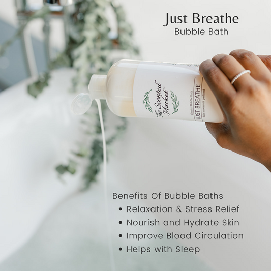 JUST BREATHE - Bubble Bath - The Scented Market  Bath Additives