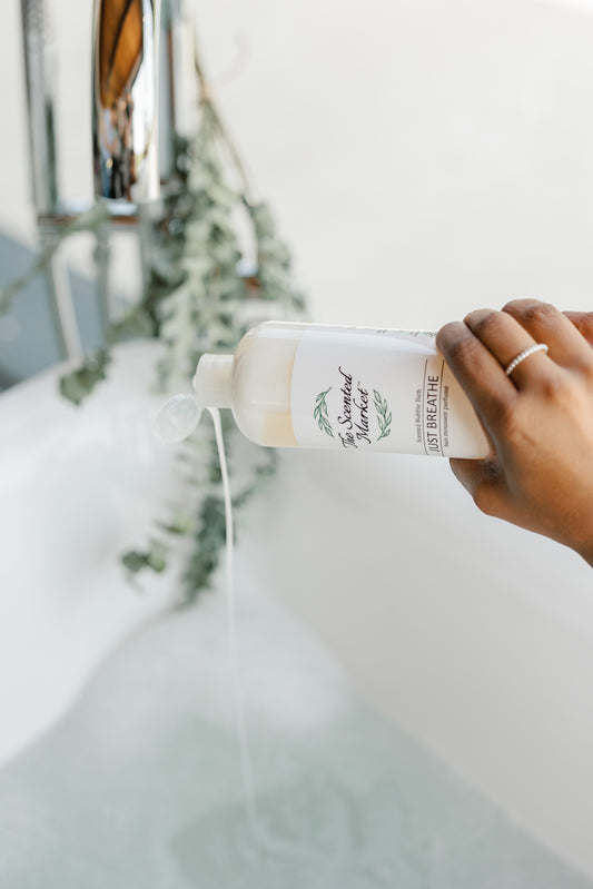 JUST BREATHE - Bubble Bath - The Scented Market  Bath Additives