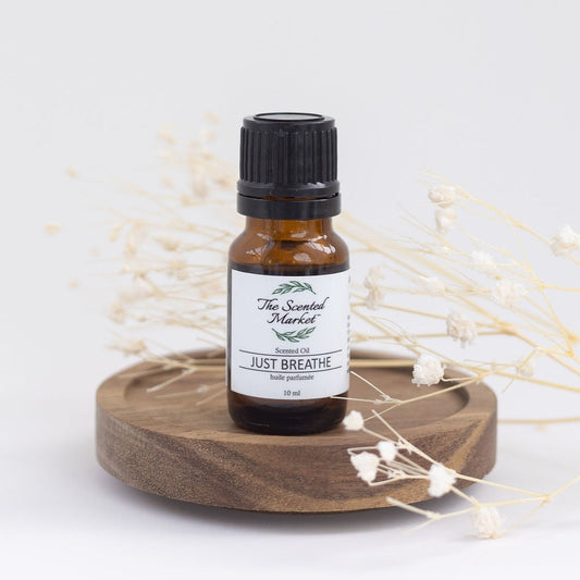 JUST BREATHE Oil Fragrance – Long-Lasting, Scented Oils for Home and Personal Use - The Scented Market  Fragrance Oil   
