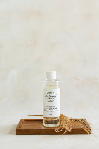 JUST BREATHE Reed Diffuser Refill - The Scented Market  Home Fragrance Accessories   