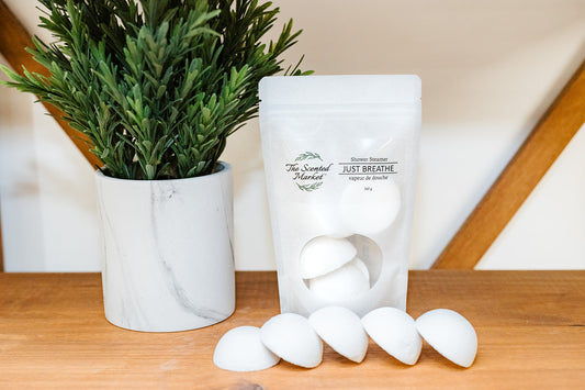 JUST BREATHE Shower Steamer - The Scented Market  Bath Additives   