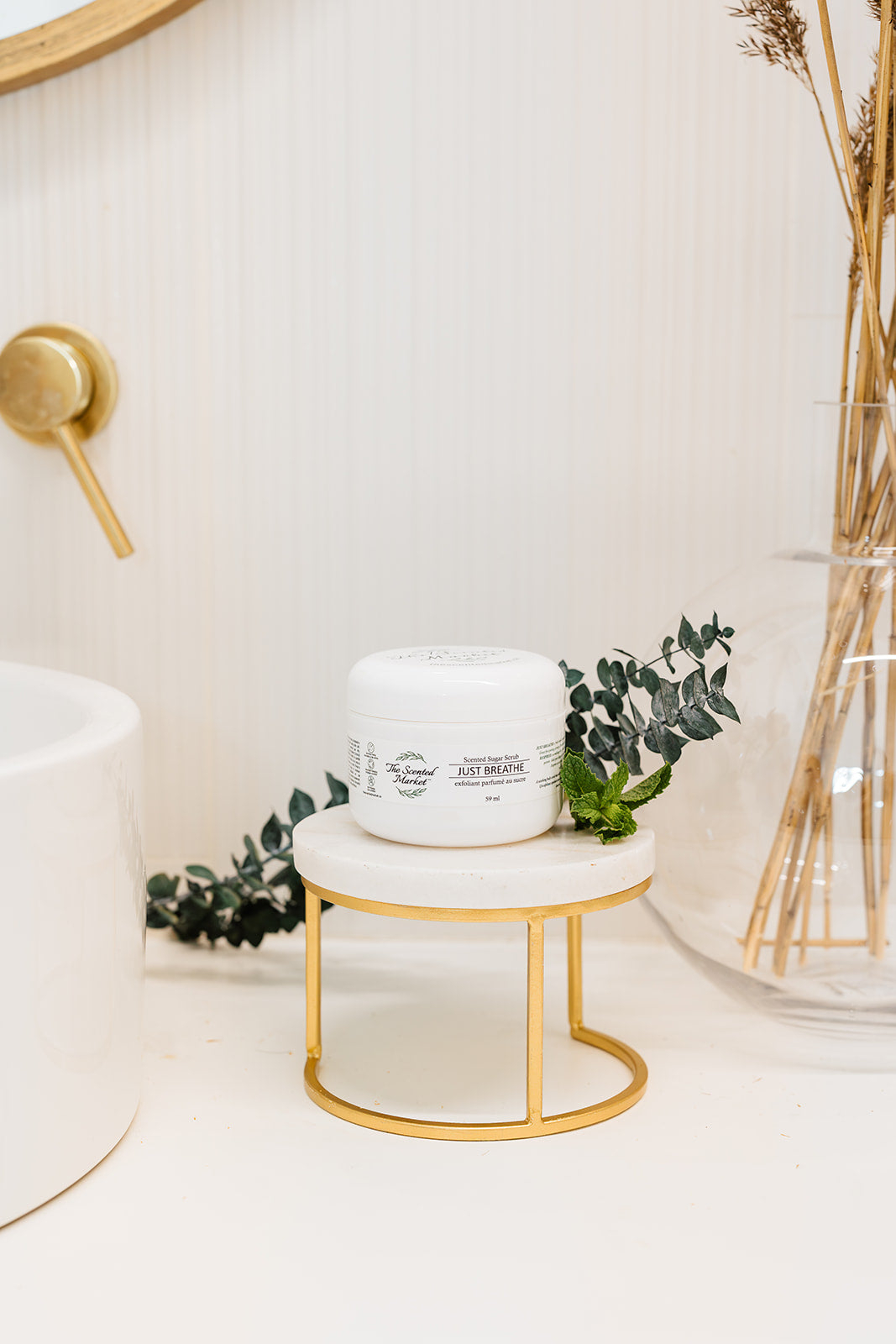 Just Breathe Scented Sugar Scrub: Luxurious Exfoliating Body Scrub for Silky Soft Skin - The Scented Market  Skin Care   