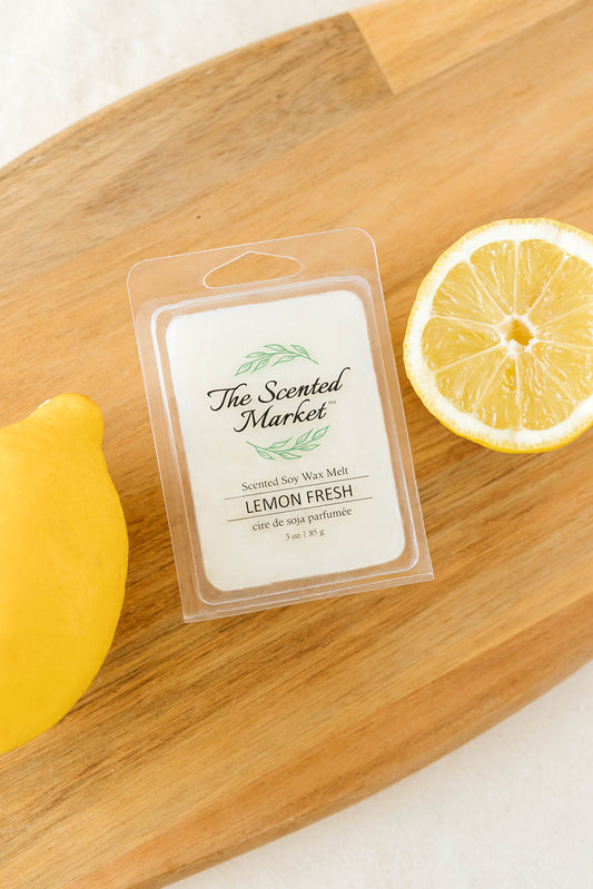 LEMON FRESH Soy Wax Melt - The Scented Market  Wax Tarts   