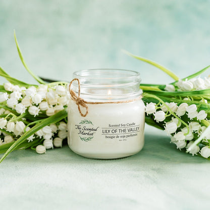 LILY OF THE VALLEY Soy Wax Candle 8 oz - The Scented Market  Candles   