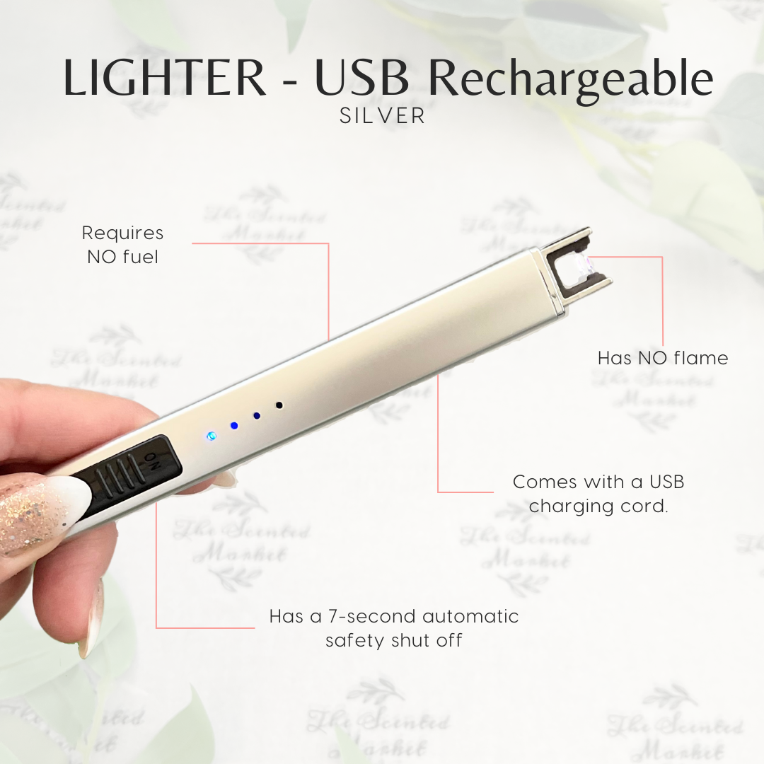 LIGHTER - USB Rechargeable Silver