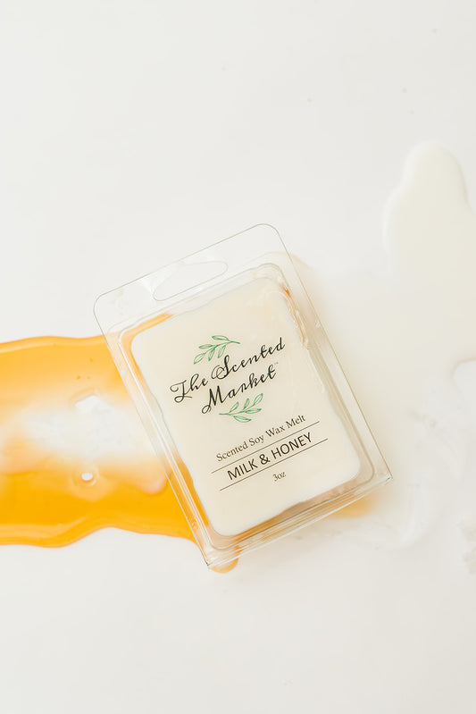 MILK & HONEY Soy Wax Melt - The Scented Market  Wax Tarts   