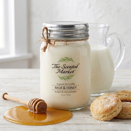 MILK & HONEY Soy Wax Candle 16 oz