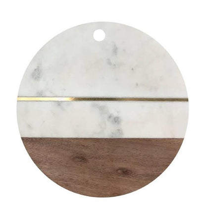 Marble and Wood Cutting Board / Display Board - The Scented Market     