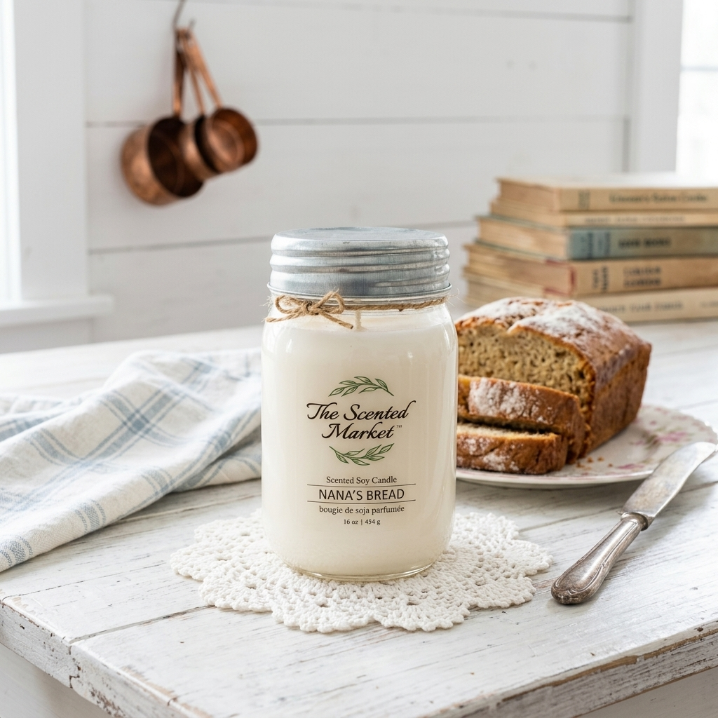 NANA'S BREAD Bougie en cire de soja 16 oz