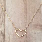 Necklace - Gold Heart - The Scented Market 
