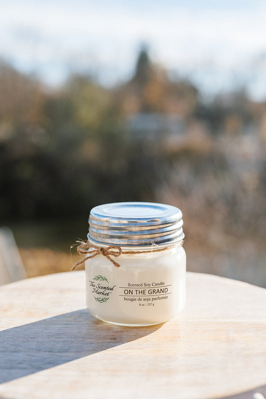 ON THE GRAND Soy Wax Candle 8 oz - The Scented Market  Candles   