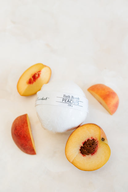 PEACHES Luxurious Bath Bomb - The Scented Market  Bath Additives   