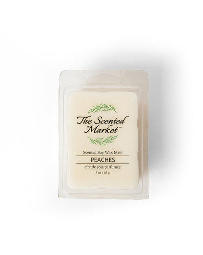 PEACHES Soy Wax Melt - The Scented Market  Wax Tarts   
