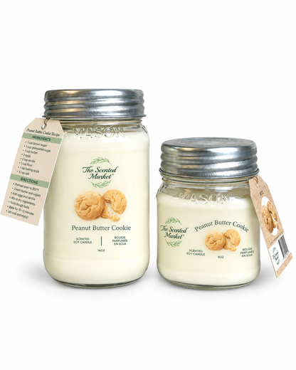 PEANUT BUTTER Cookie Scented Soy Candle 16 oz