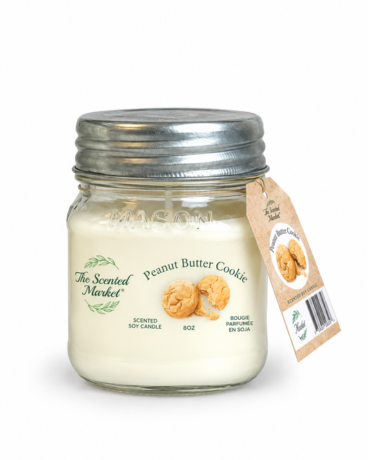 PEANUT BUTTER Cookie Scented Soy Candle 8 oz