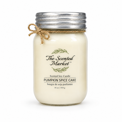 PUMPKIN SPICE CAKE Soy Wax Candle 16 oz
