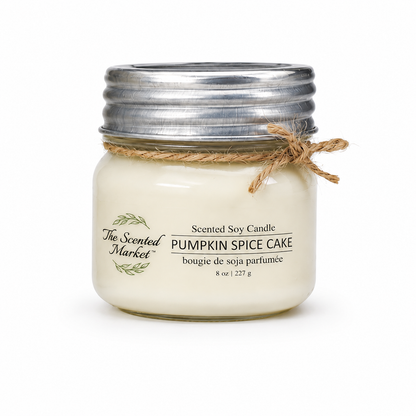 PUMPKIN SPICE CAKE Soy Wax Candle 8 oz