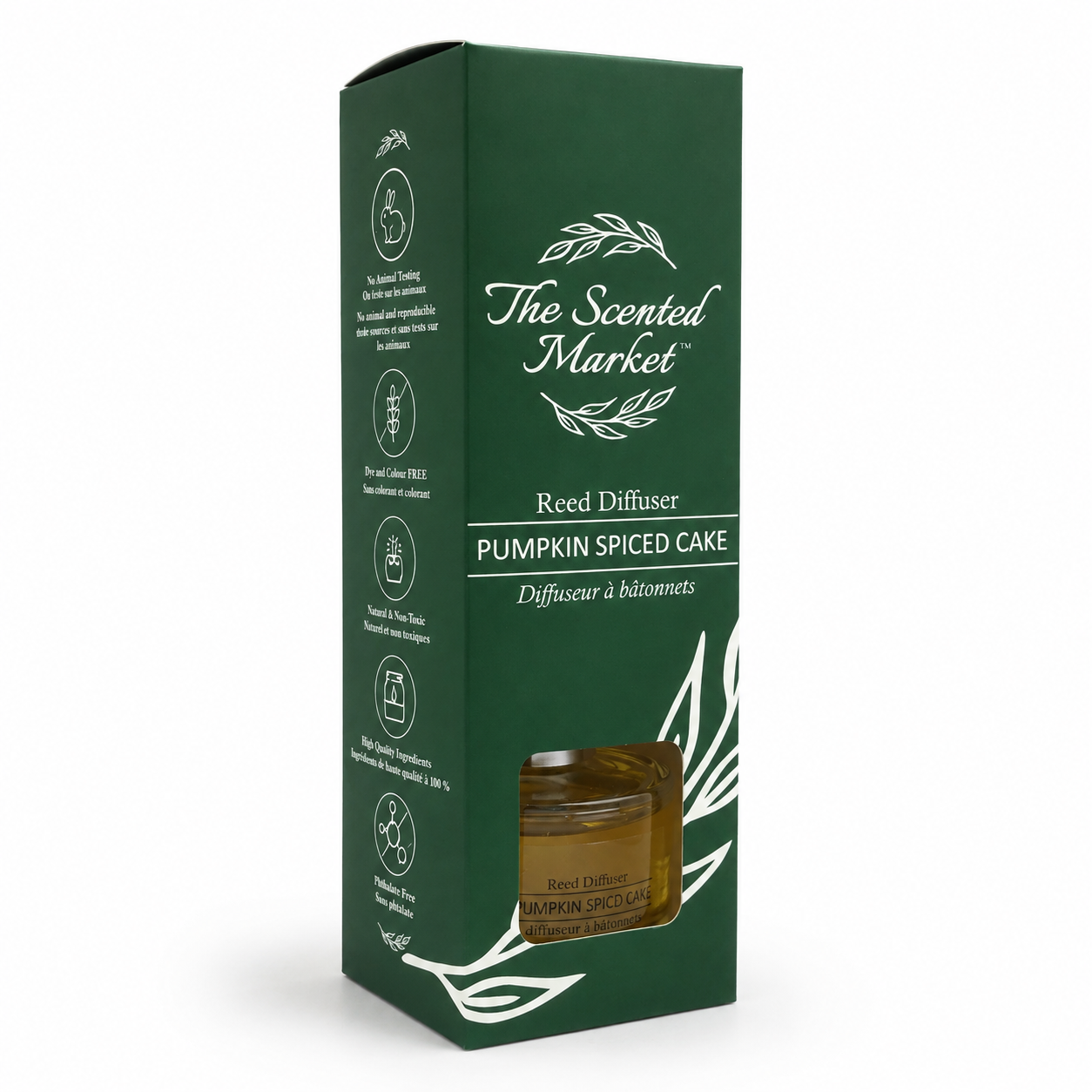 PUMPKIN SPICE CAKE Reed Diffuser – Long Lasting Relaxing Room Fragrance