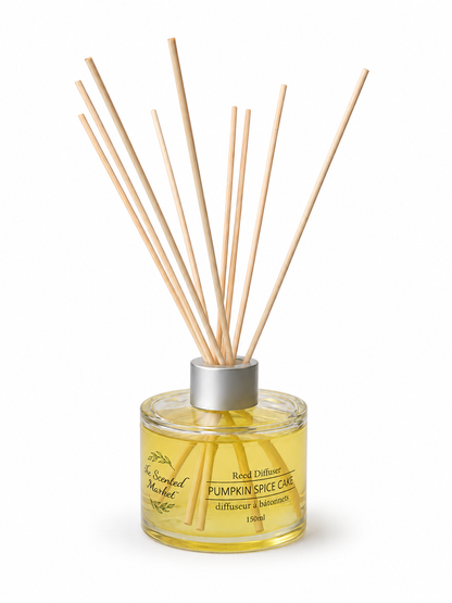 PUMPKIN SPICE CAKE Reed Diffuser – Long-Lasting Relaxing Room Fragrance