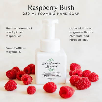 RASPBERRY BUSH Foaming Hand Soap - The Scented Market 