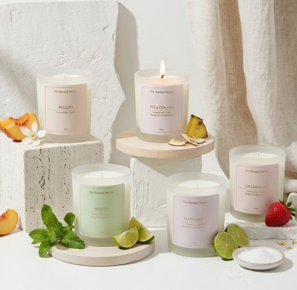 MOJITO Cocktail Soy Wax Candle 6 oz