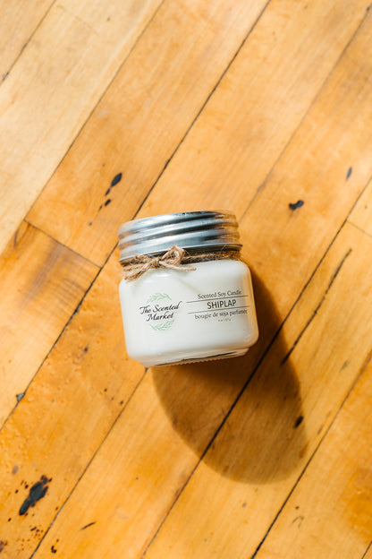 SHIPLAP Soy Wax Candle 8 oz - The Scented Market  Candles   