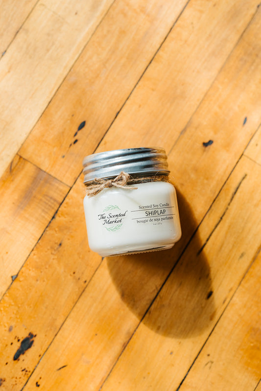 SHIPLAP Soy Wax Candle 8 oz - The Scented Market  Candles   