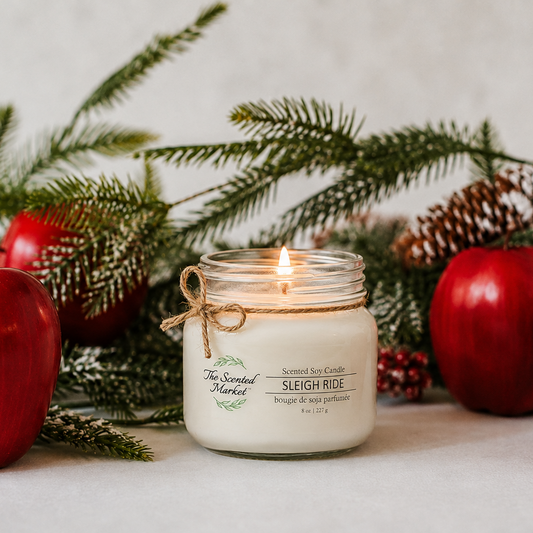 SLEIGH RIDE Soy Wax Candle 8 oz