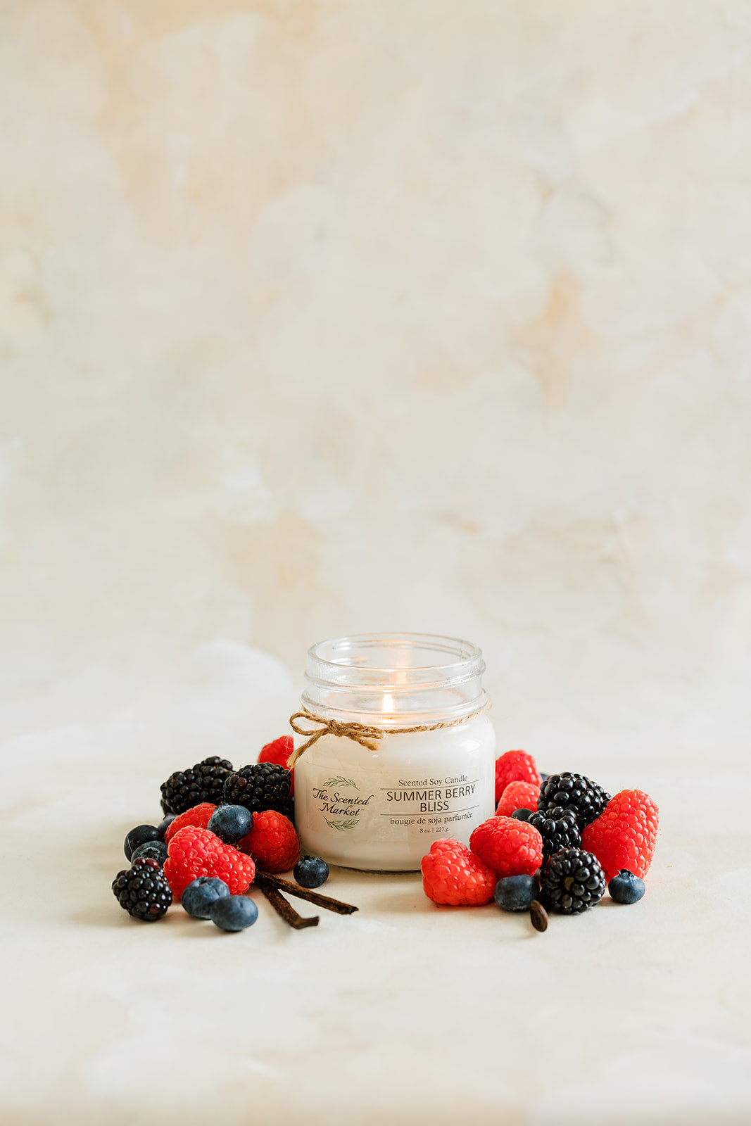 SUMMER BERRY BLISS - Scent of The Month - The Scented Market  Candles   