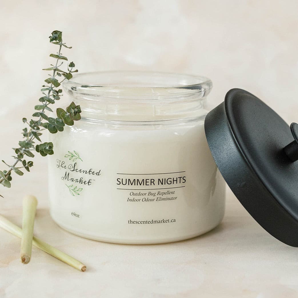 SUMMER NIGHTS 4 WICK SOY WAX CANDLE - The Scented Market  Candles   
