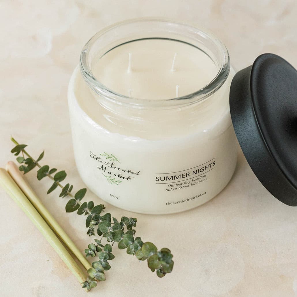 SUMMER NIGHTS 4 WICK SOY WAX CANDLE - The Scented Market  Candles   