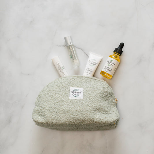 Sherpa Makeup Bag - The Scented Market  Bath & Body   