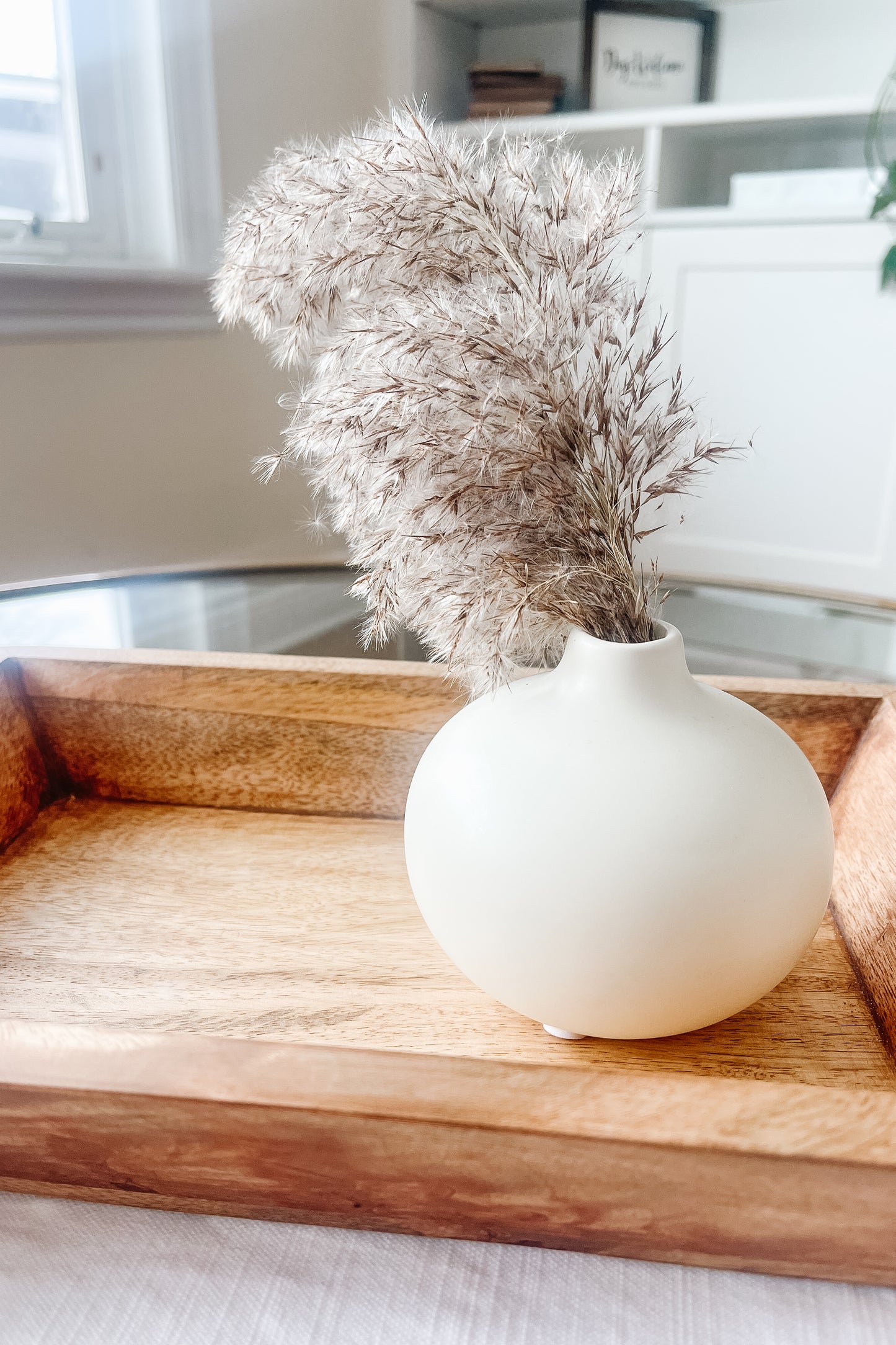 Shorty Ivory Vase – Modern Minimalist Decorative Vase for Home Décor - The Scented Market  Vases   
