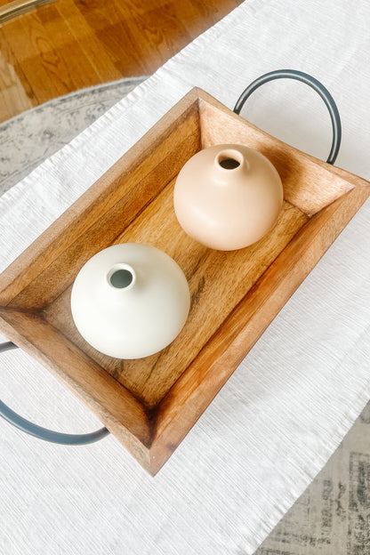 Shorty Tan Vase – Modern Minimalist Decorative Vase for Home Décor - The Scented Market  Vases   