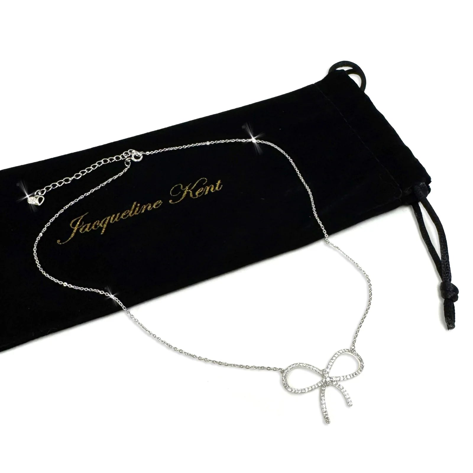 Silver Bow Necklace – Dainty & Stylish Jewelry for Everyday Wear - The Scented Market     
