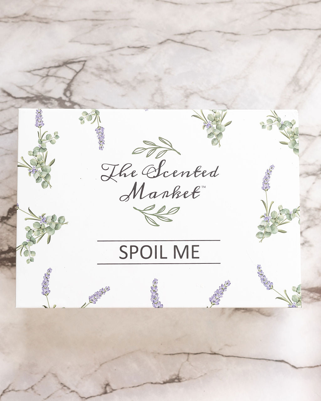 Spoil Me Gift Box – Scented Soy Candles & Luxurious Body Care in Eucalyptus Lavender - The Scented Market  Gift Giving   
