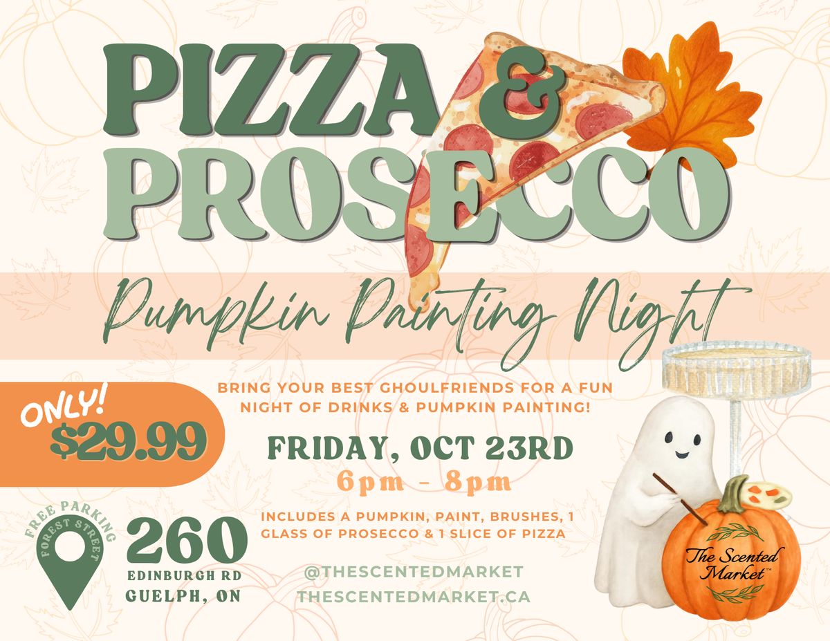 🎃 Pumpkin Painting, Pizza & Prosecco Night!