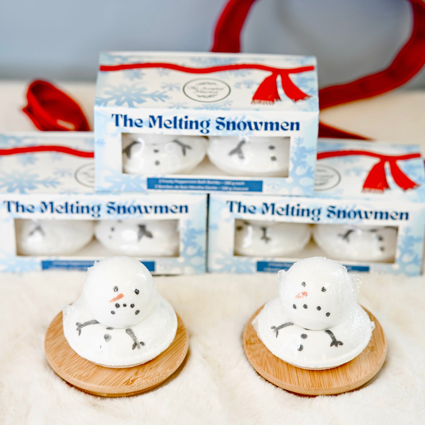 The Melting Snowman Bath Bombs - Gift Box - The Scented Market  Bath Bomb   