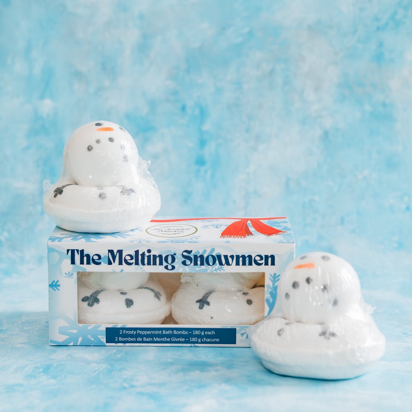 The Melting Snowman Bath Bombs - Gift Box - The Scented Market  Bath Bomb   