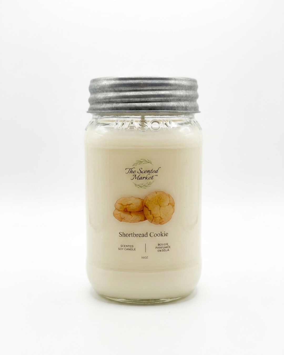 SHORTBREAD Cookie Scented Soy Candle 16 oz