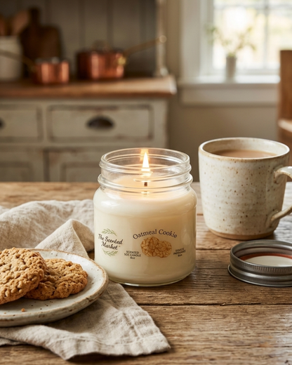 OATMEAL Cookie Scented Soy Candle 8 oz