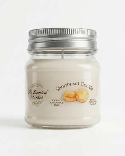SHORTBREAD Cookie Scented Soy Candle 8 oz